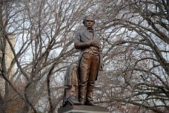 18B Daniel Webster Massachusetts Senator Sculpture By Thomas Ball In Central Park West Drive 72 St